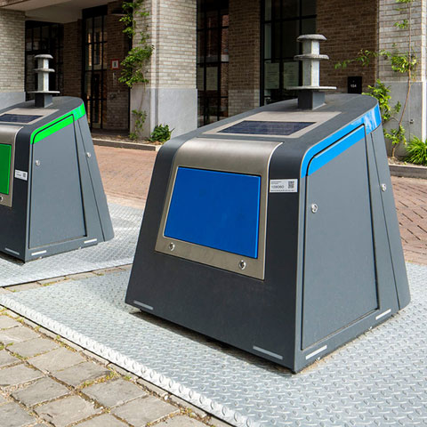 Ondergrondse afvalcontainers by npk design